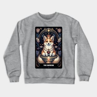 The Empress Tarot Corgi Crewneck Sweatshirt